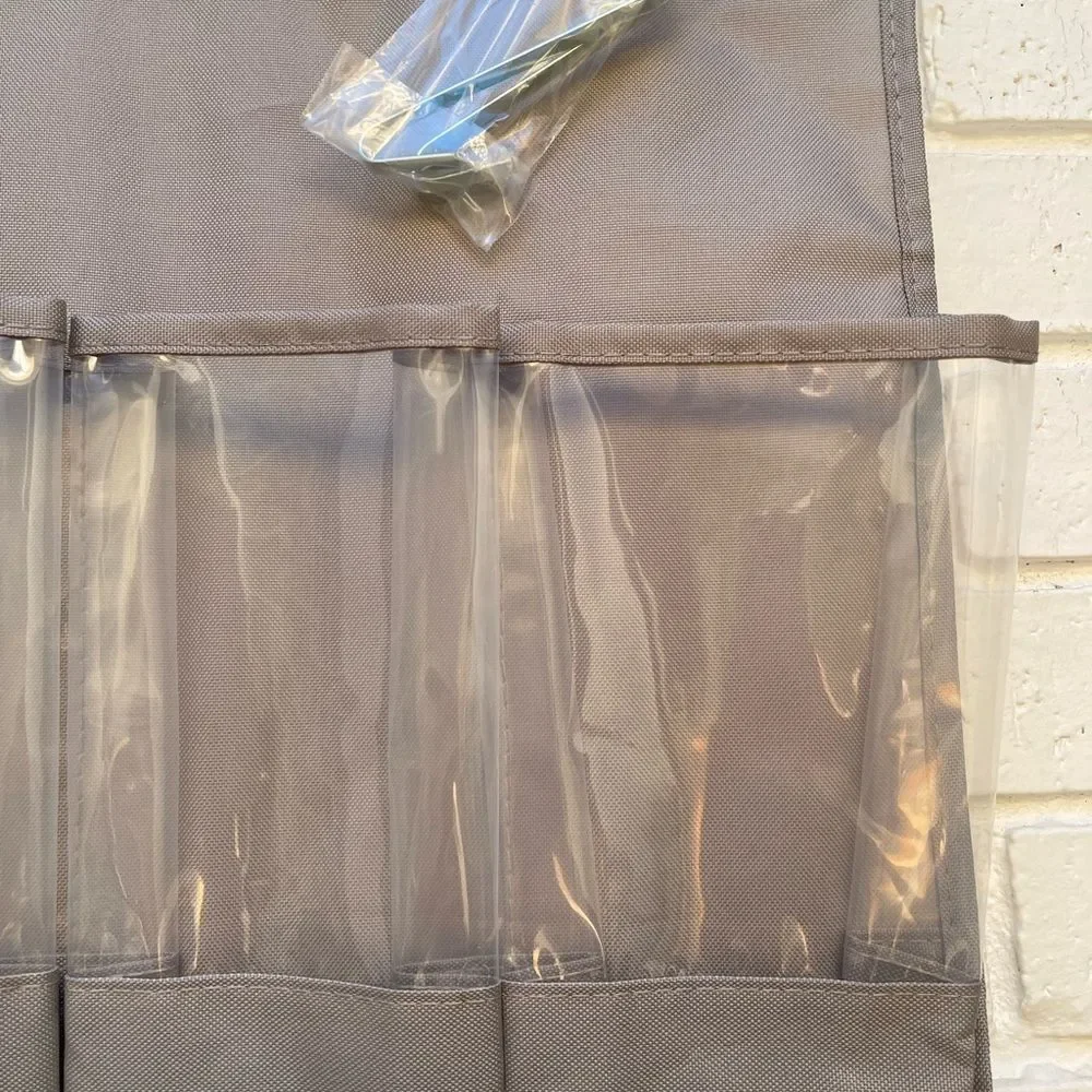 NWT large soft hanging divided storage bag size